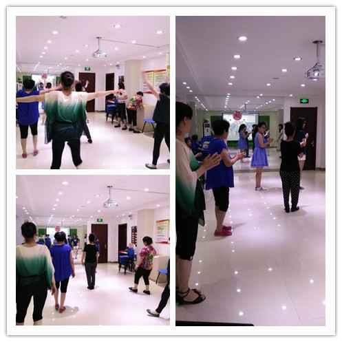 志愿团队为“舞动夕阳”舞蹈班注入新力量